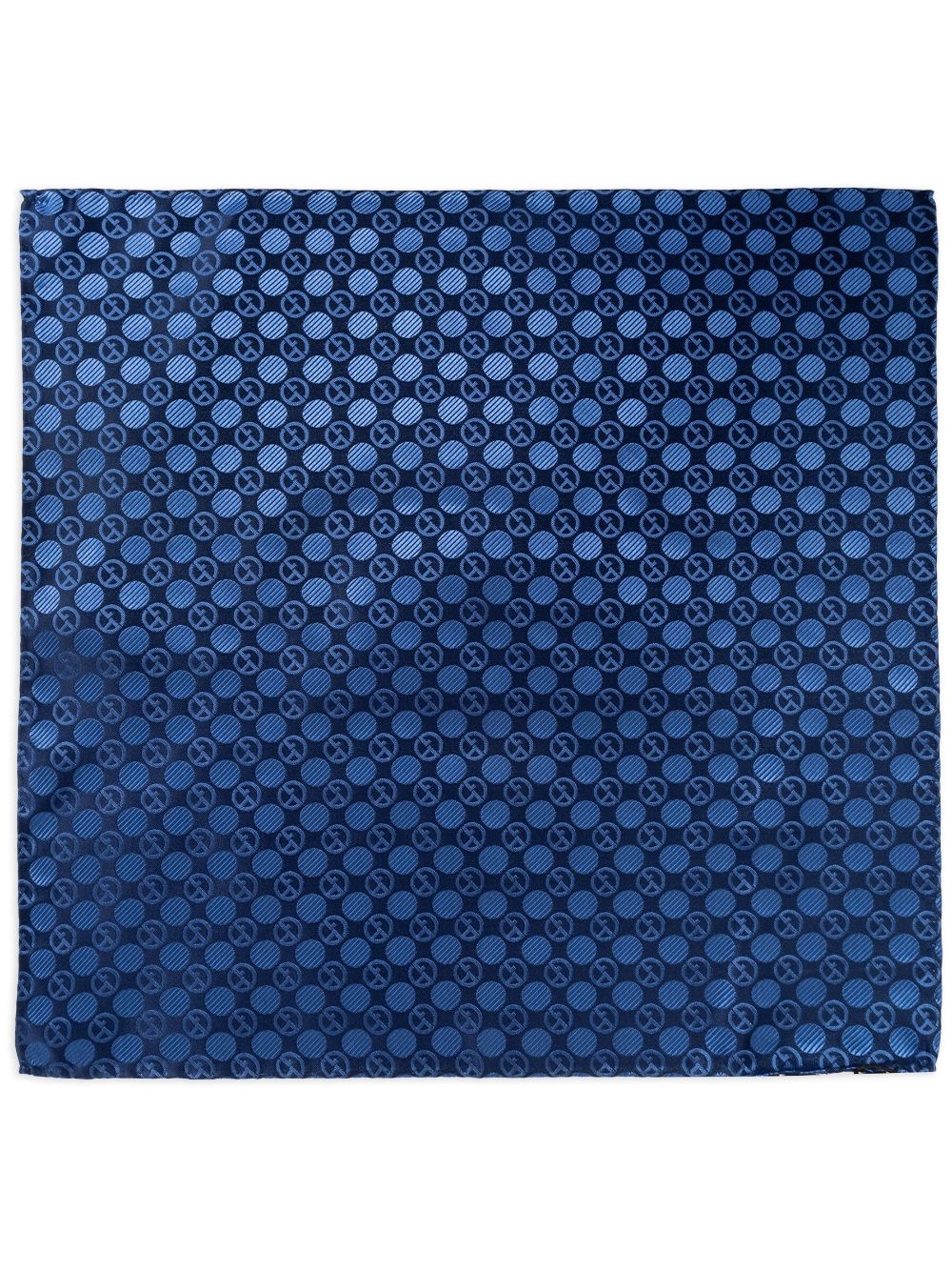 logo-jacquard pocket square - 1