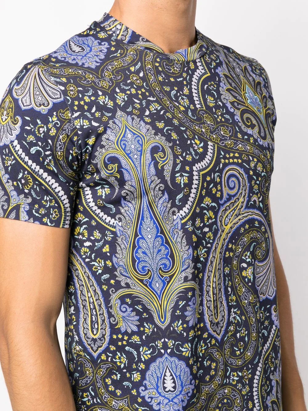 cotton paisley-print T-shirt - 5