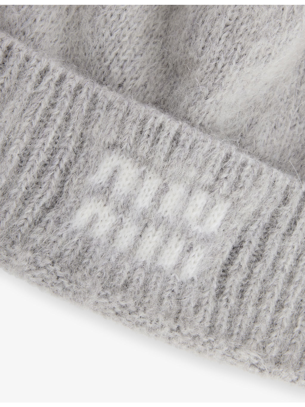 Logo-Print Mohair-Wool Beanie Hat - 2