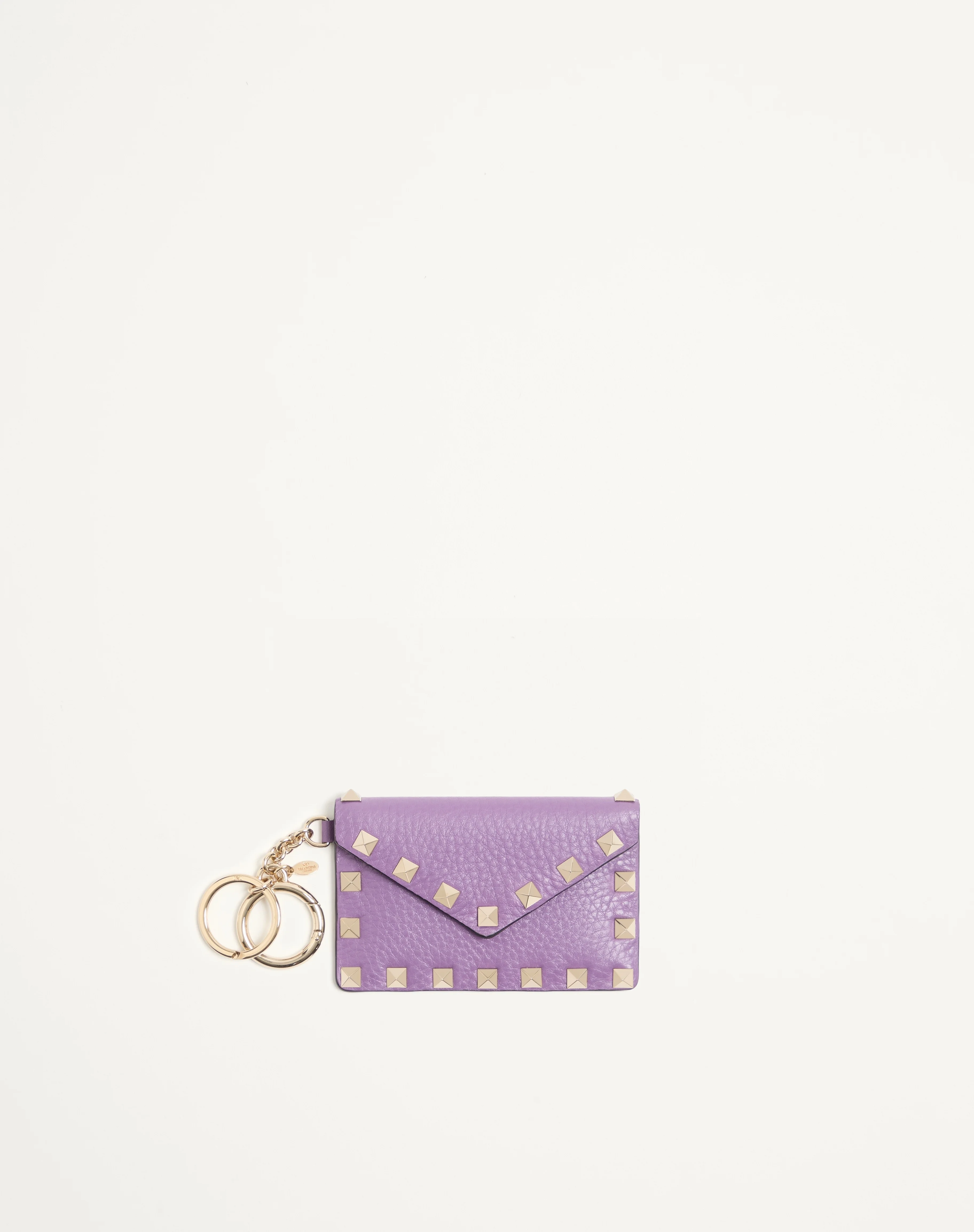 VALENTINO GARAVANI ROCKSTUD CHARM IN GRAINY CALFSKIN - 1