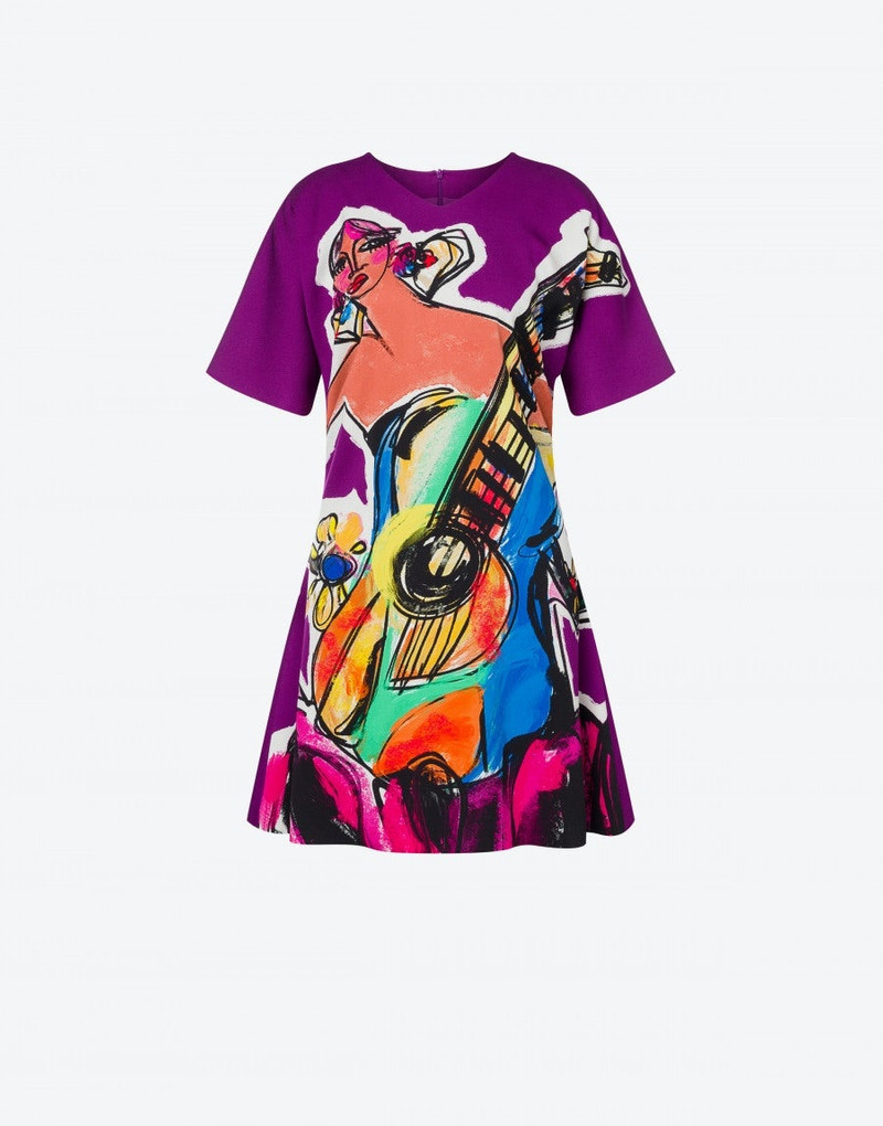 FASHION SKETCHES DOUBLE GEORGETTE DRESS 1