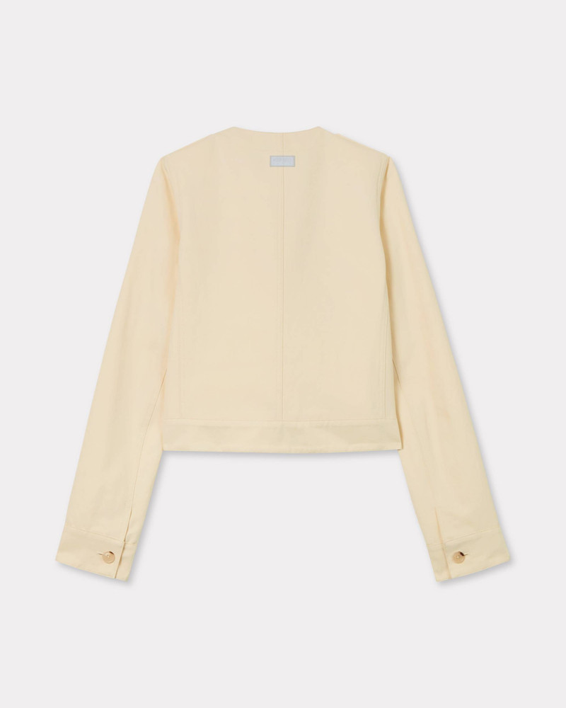 KENZO Collarless jacket in cotton outlook