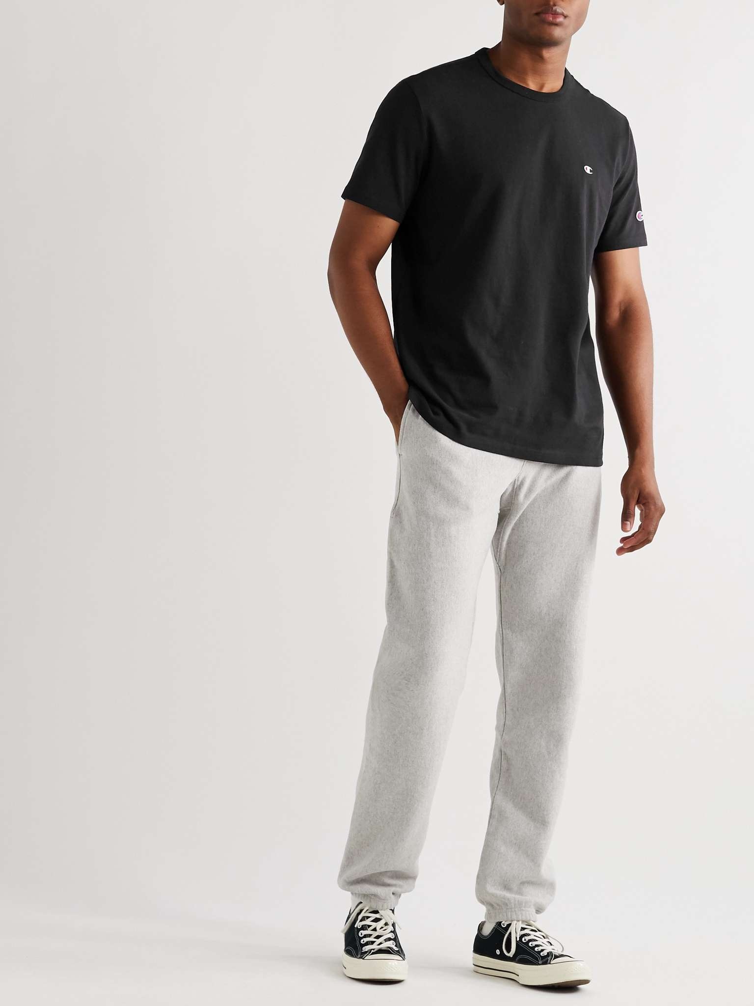 Logo-Embroidered Cotton-Jersey T-Shirt - 3