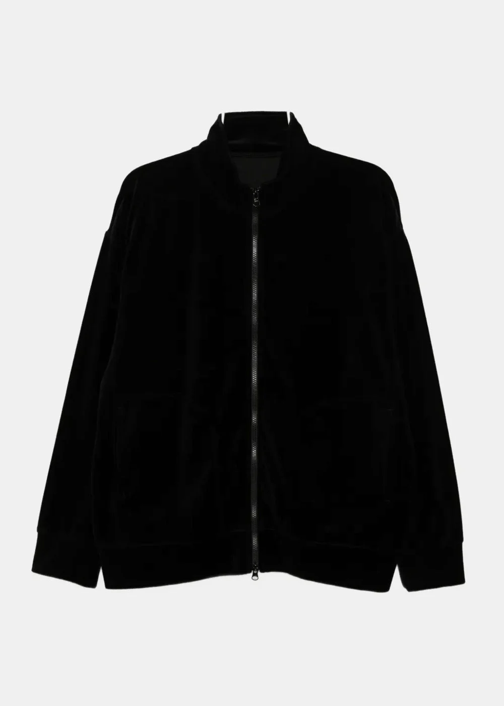 MW25S15-BL028-1-012 VELOUR TRACK JACKET - 1