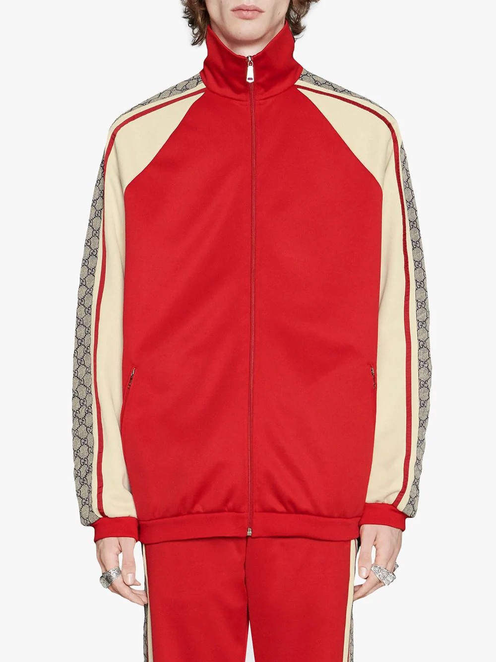 Oversize technical jersey jacket - 3