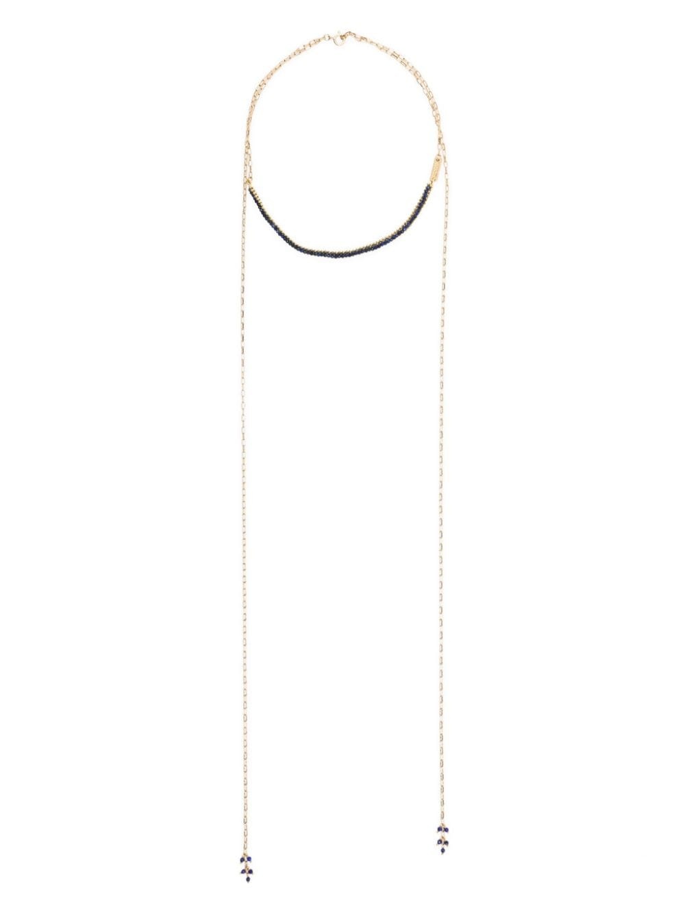 draped anchor-chain necklace - 1