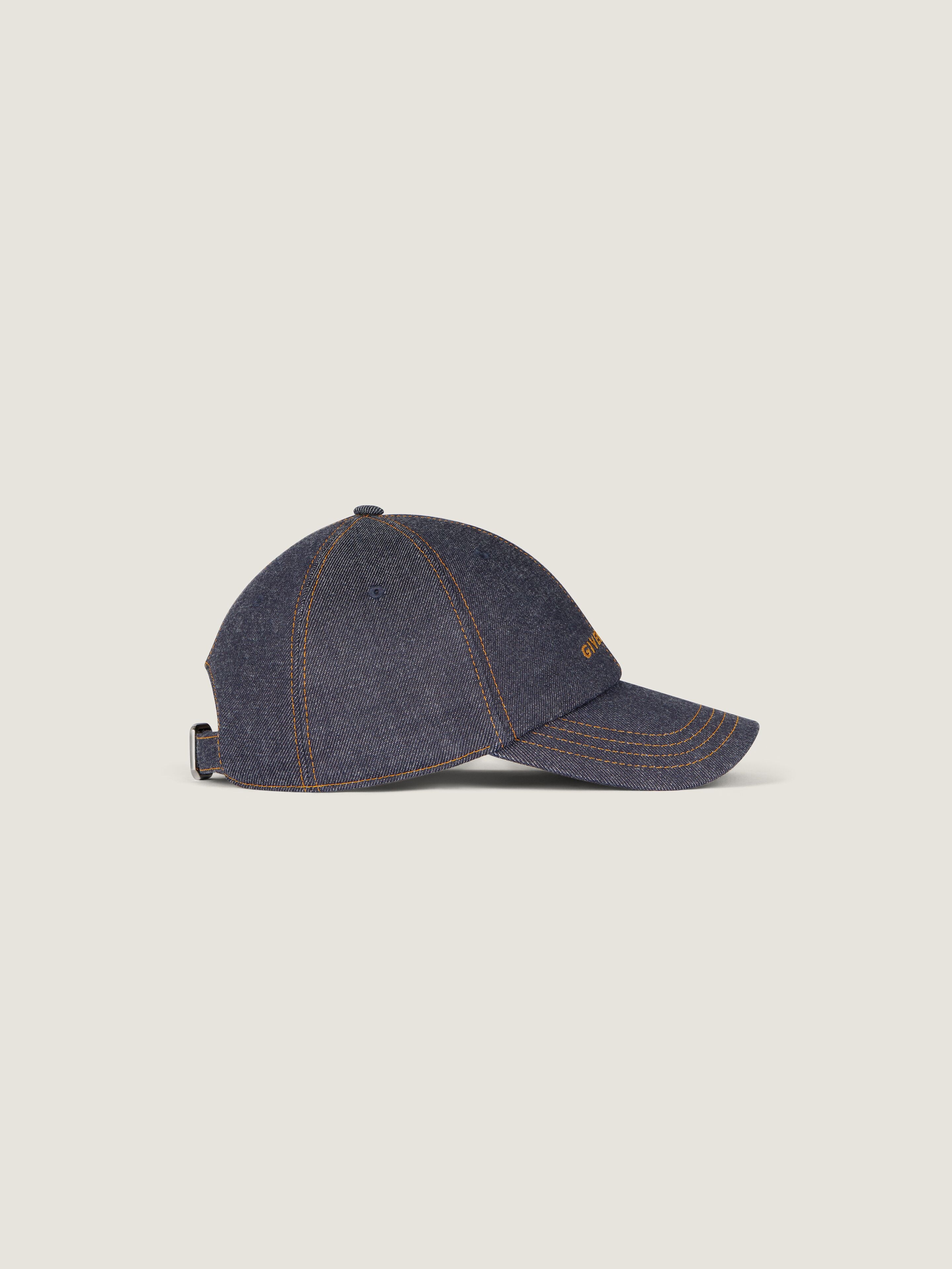 GIVENCHY EMBROIDERED CAP IN DENIM - 2