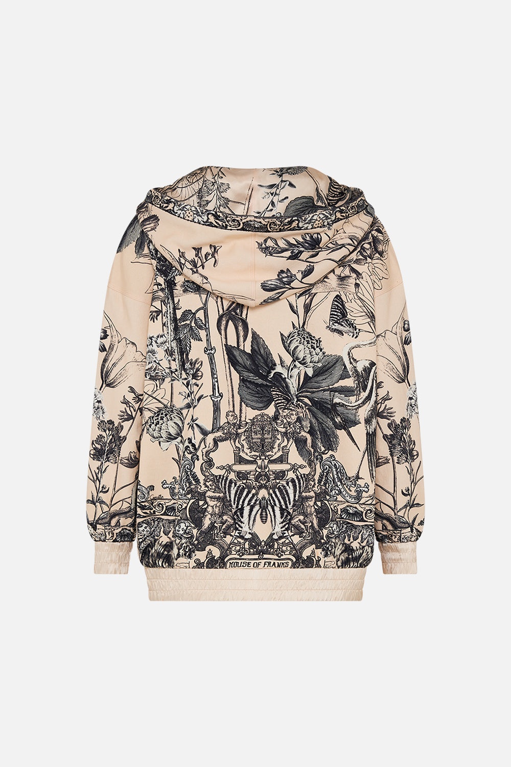 OVERSIZE BOYFRIEND HOODIE WITH SILK BANDS - 8