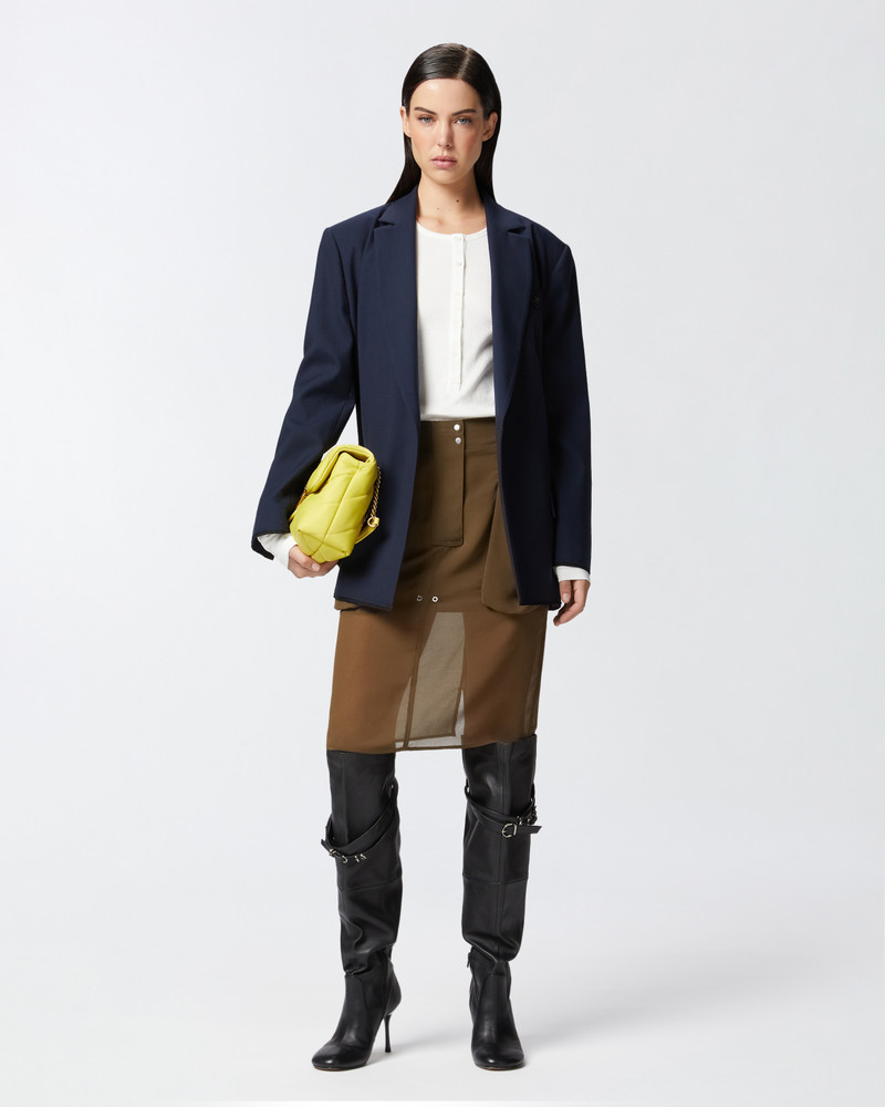 PINKO TRANSPARENT MIDI SKIRT WITH MAXI POCKETS outlook