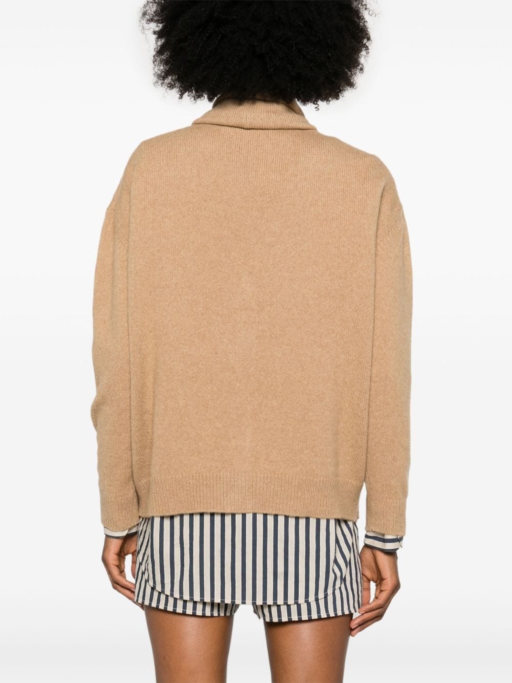 ribbed-knit cardigan - 4