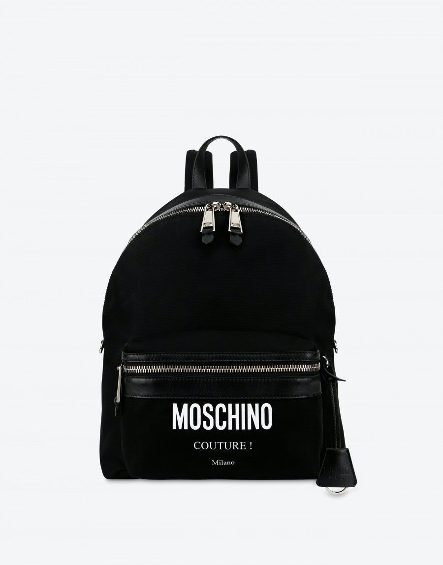 MOSCHINO COUTURE CORDURA NYLON BACKPACK - 1