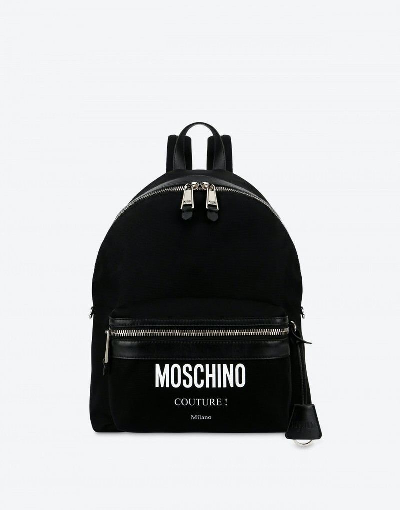 MOSCHINO COUTURE CORDURA NYLON BACKPACK 1