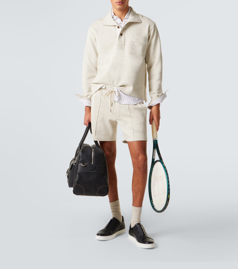 Manolo Blahnik Agilio leather sneakers outlook