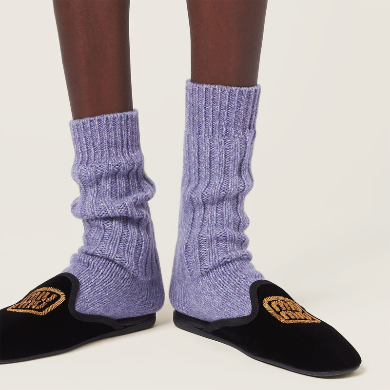 Miu Miu Wool and cashmere socks outlook