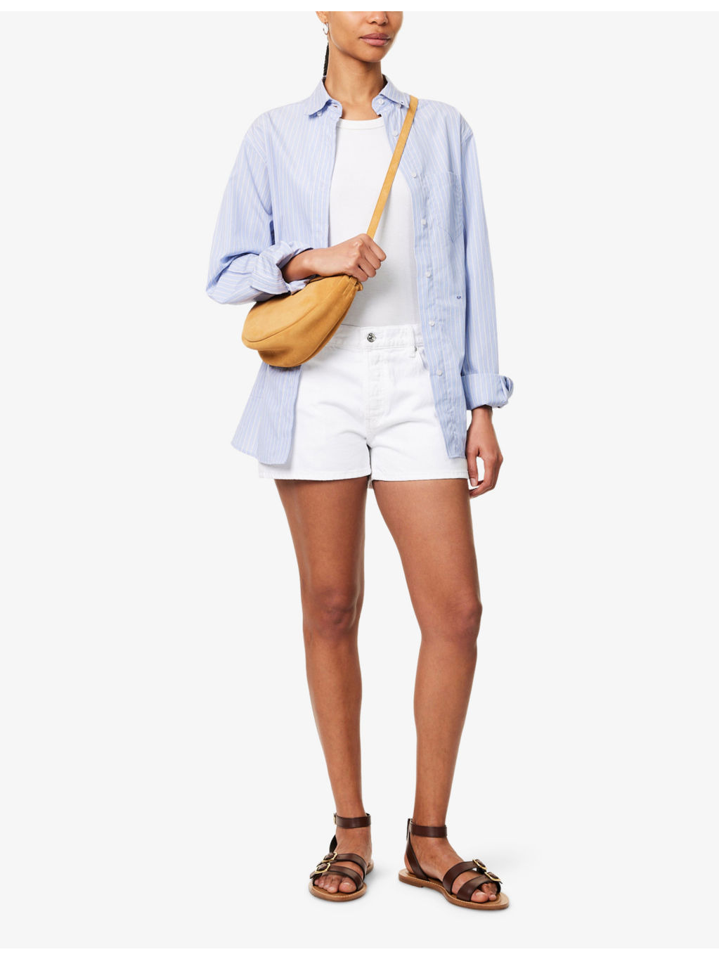 The Hang Mid-Rise Denim Shorts - 2