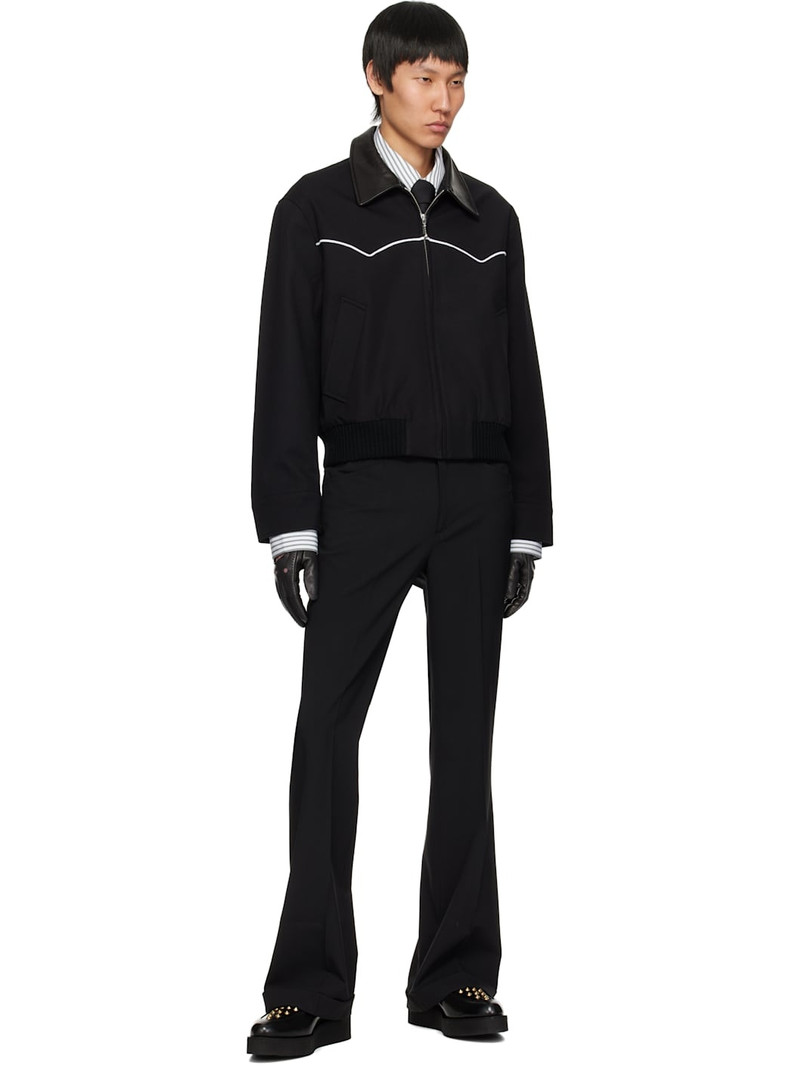 ERNEST W. BAKER Black Western Harrington Jacket outlook