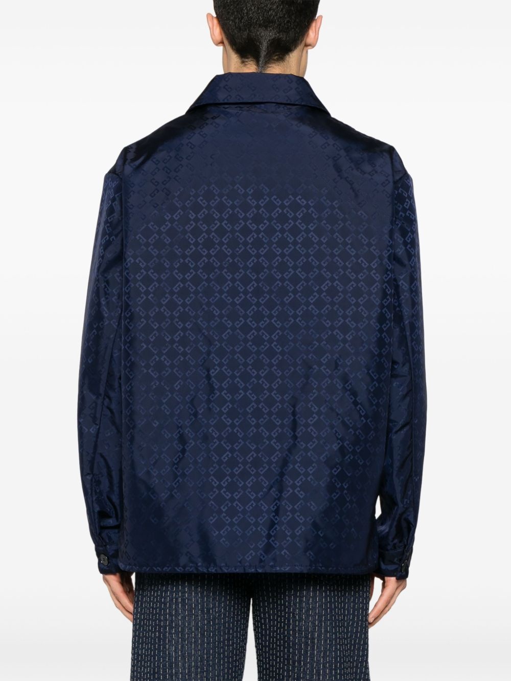 monogram 72 jacquard overshirt - 4