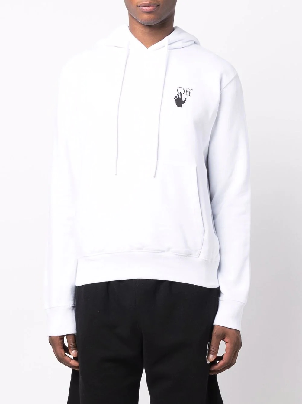 Arrows-motif long-sleeve hoodie - 3