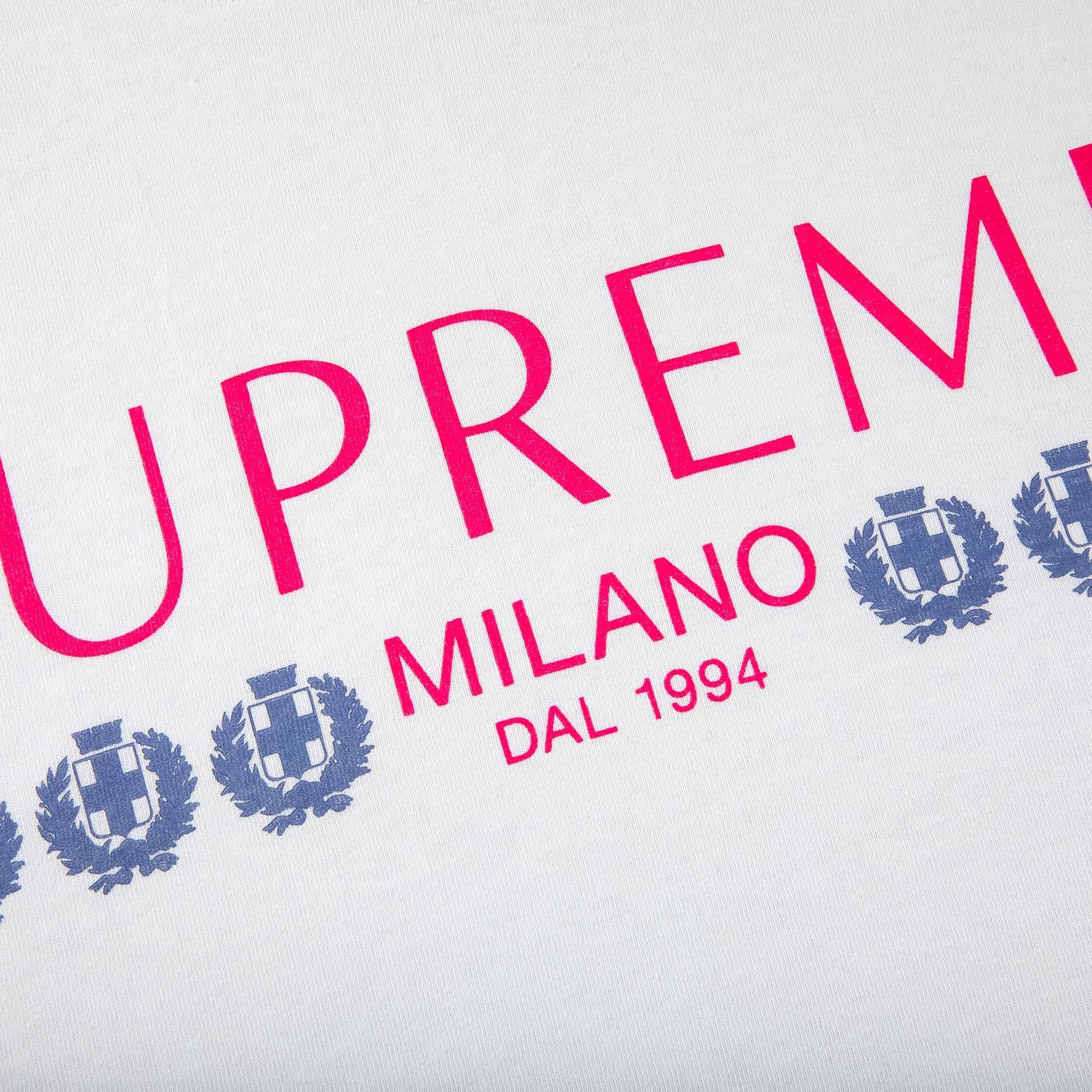 Supreme Milano Tee 'White' - 2