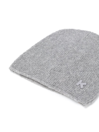 KENZO cashmere-wool blend beanie hat outlook