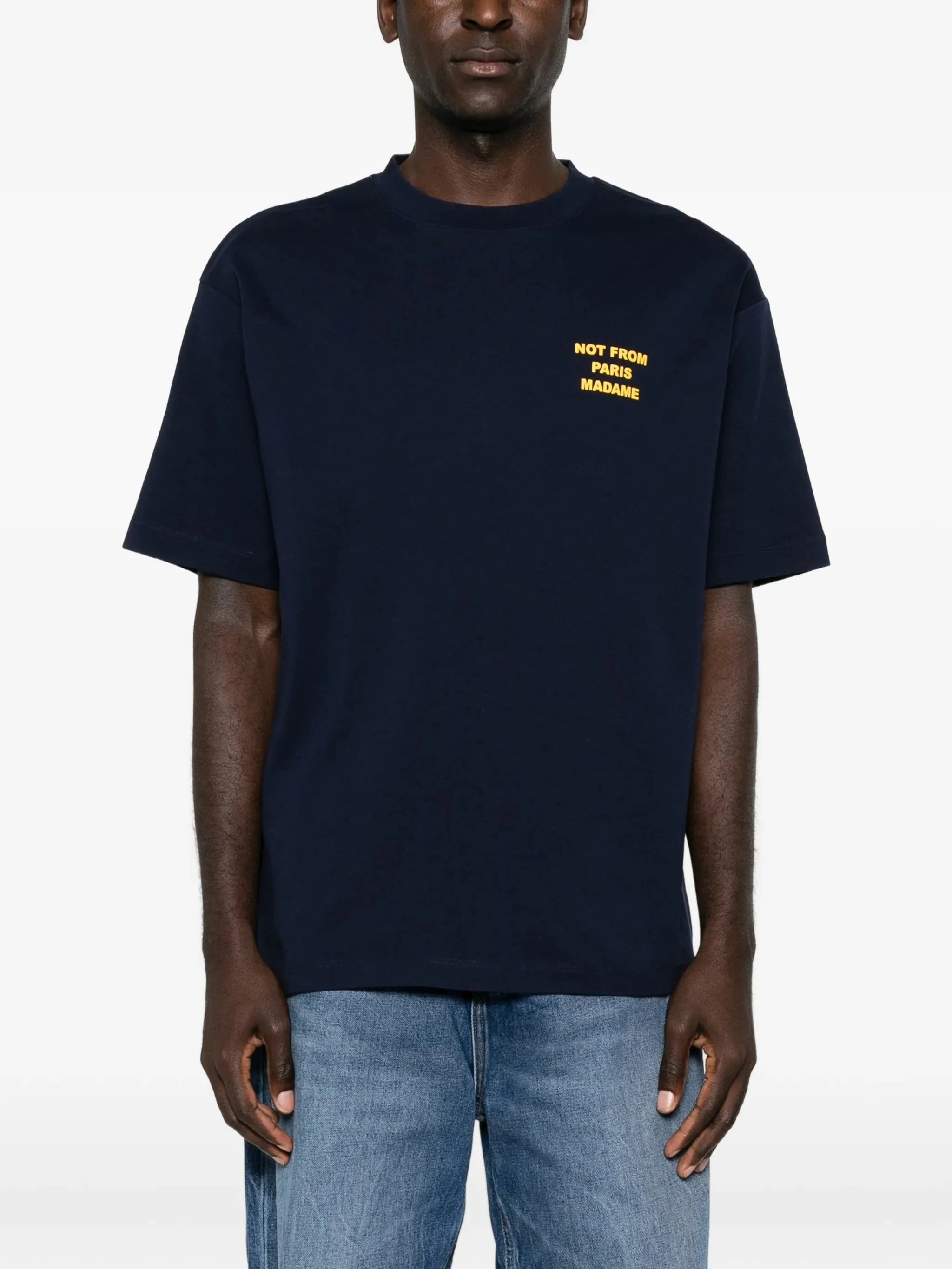 Drole De Monsieur Bold Slogan T-shirt - 1