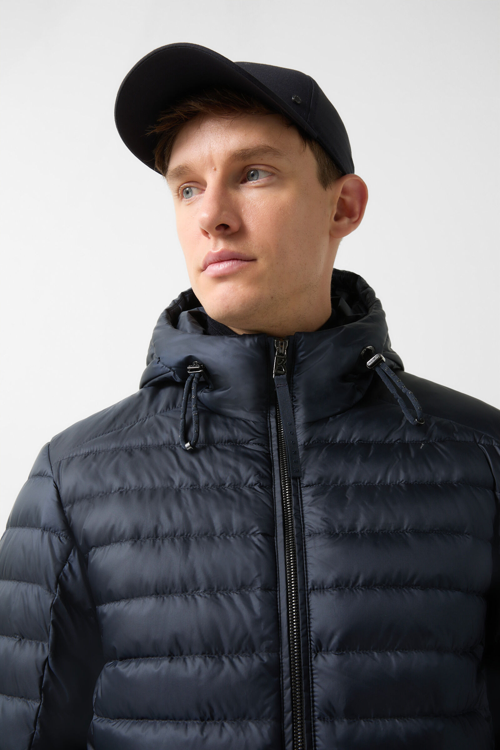 Loke lightweight down jacket in Navy blue - 5