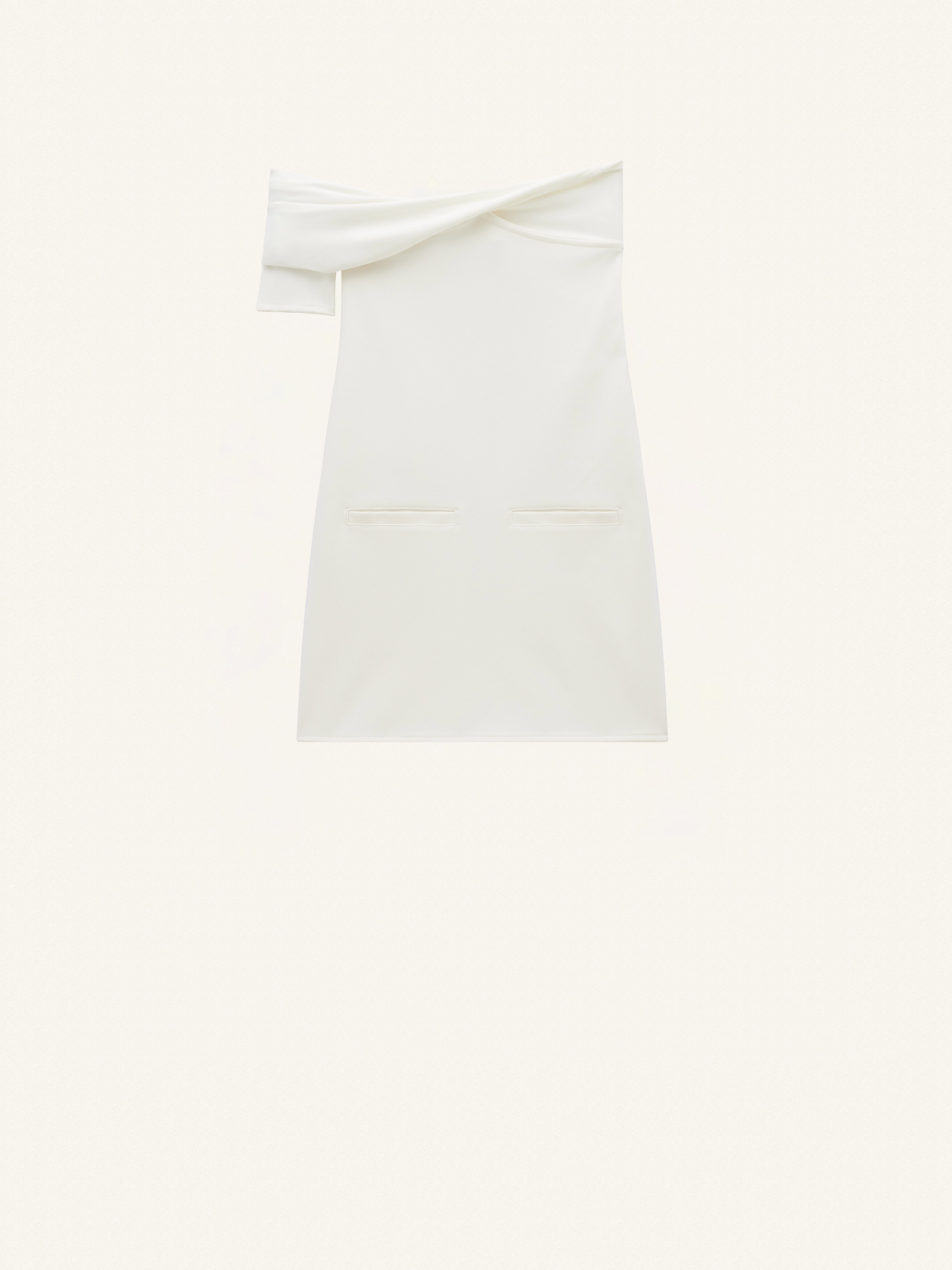 TWIST HERITAGE CREPE DRESS - 1