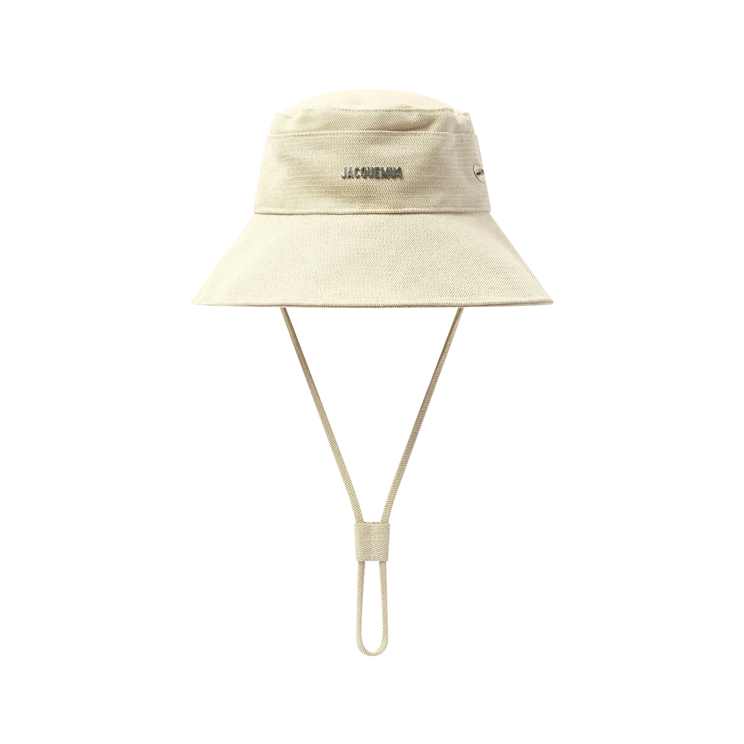 Le Bob Denim Bucket Hat in Off White - 2