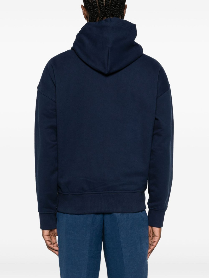 logo-print drawstring hoodie 4