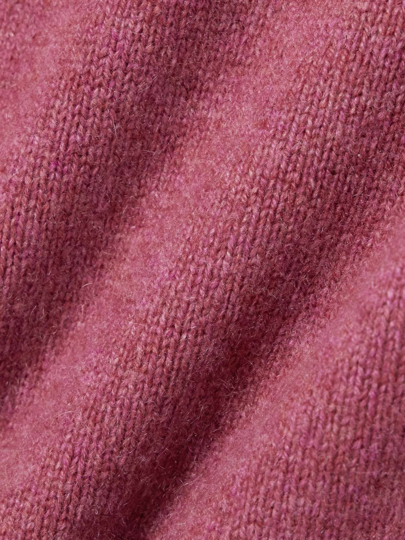 Mia ribbed cashmere sweater Pink - 4