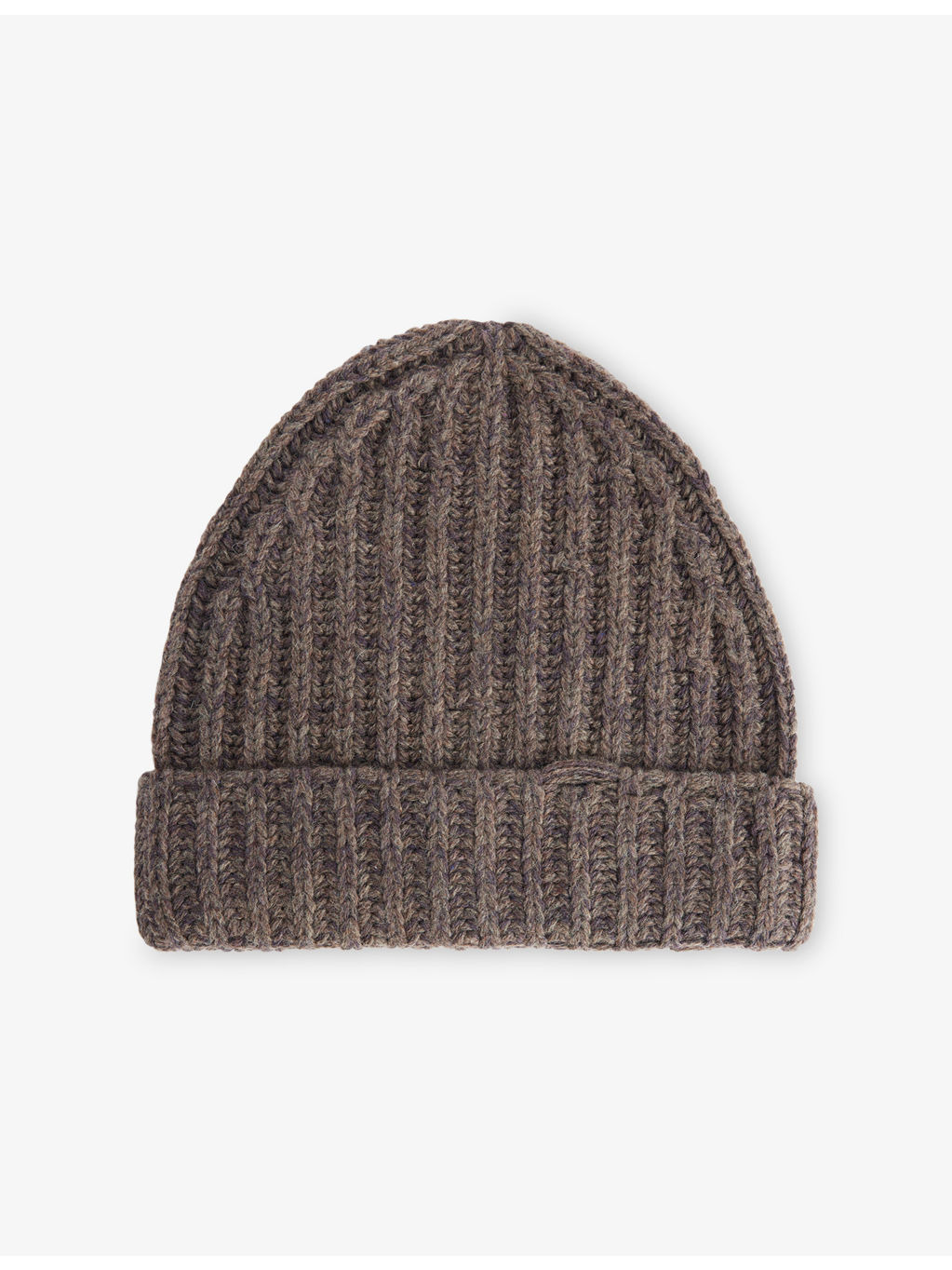 Signature-Stitch Ribbed Wool-Blend Beanie Hat - 3