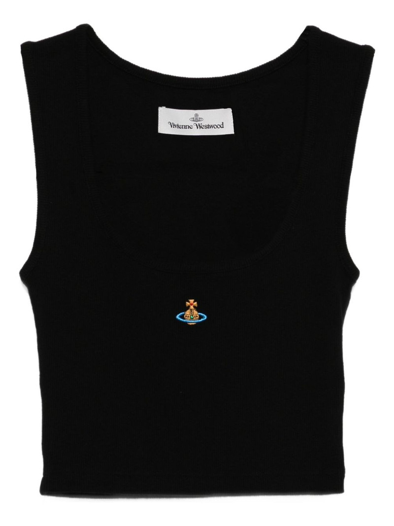 orb-embellished sleeveless top 1