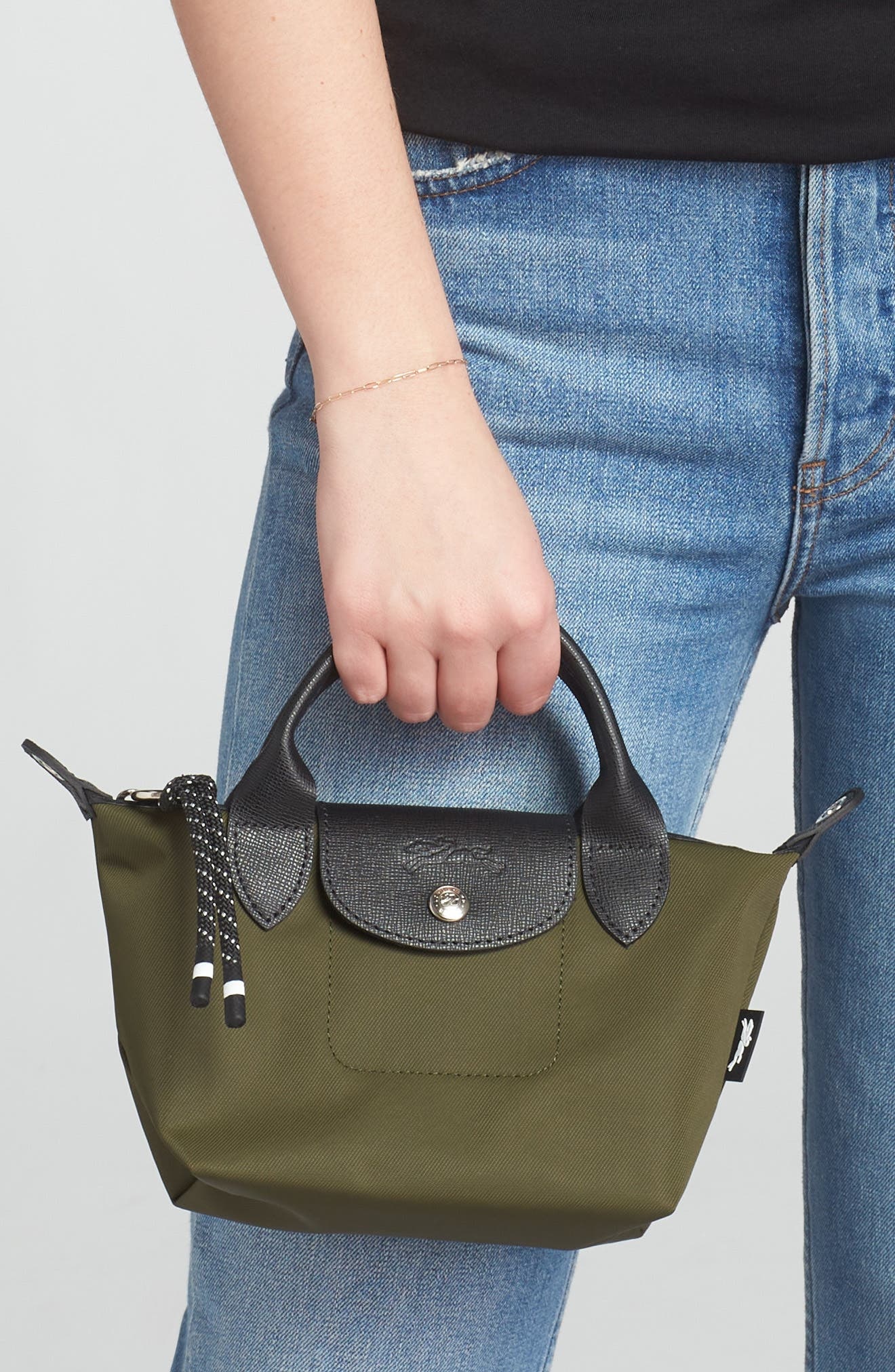 Longchamp Le Pliage Small Crossbody Bag in Khaki/khaki at Nordstrom - 3