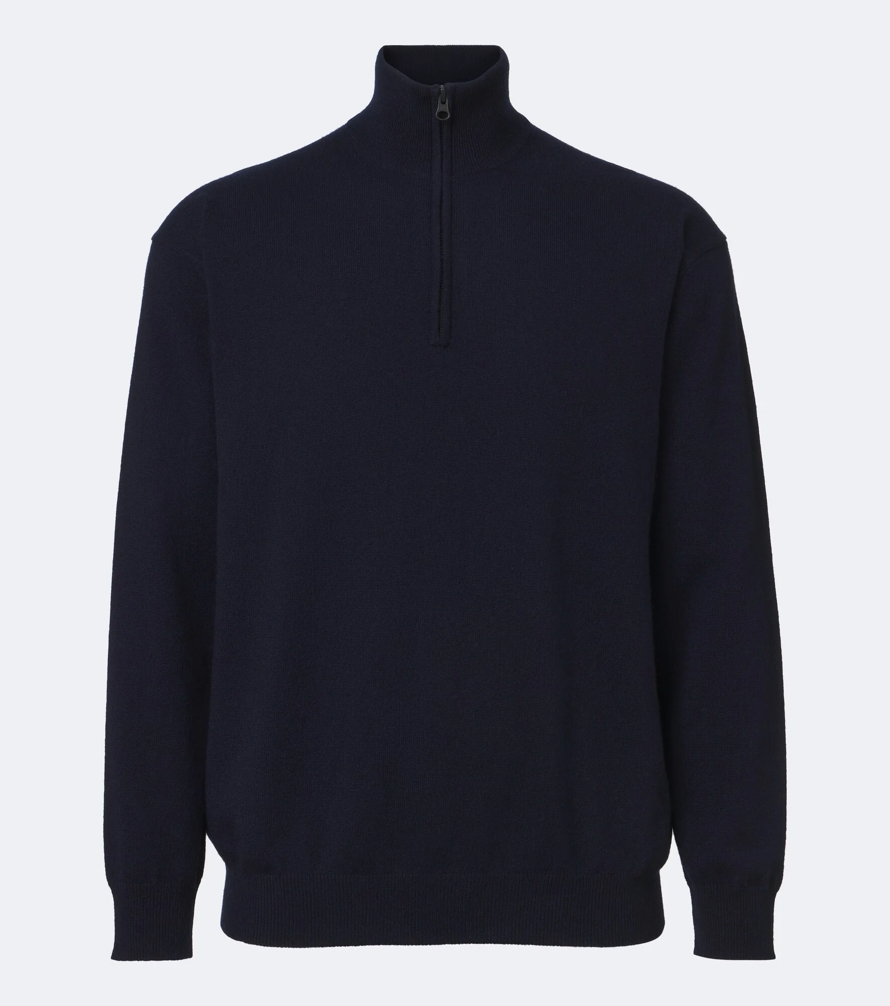 Augustus cashmere half-zip sweater - 1