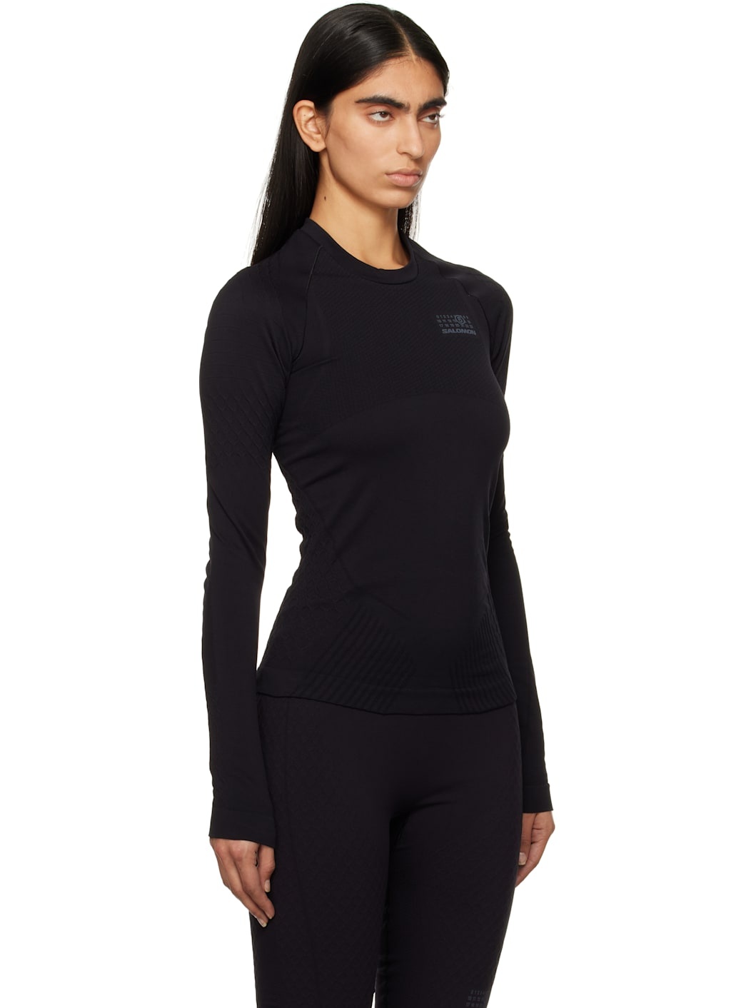 Black Salomon Edition Jacquard Long-Sleeved T-shirt - 2