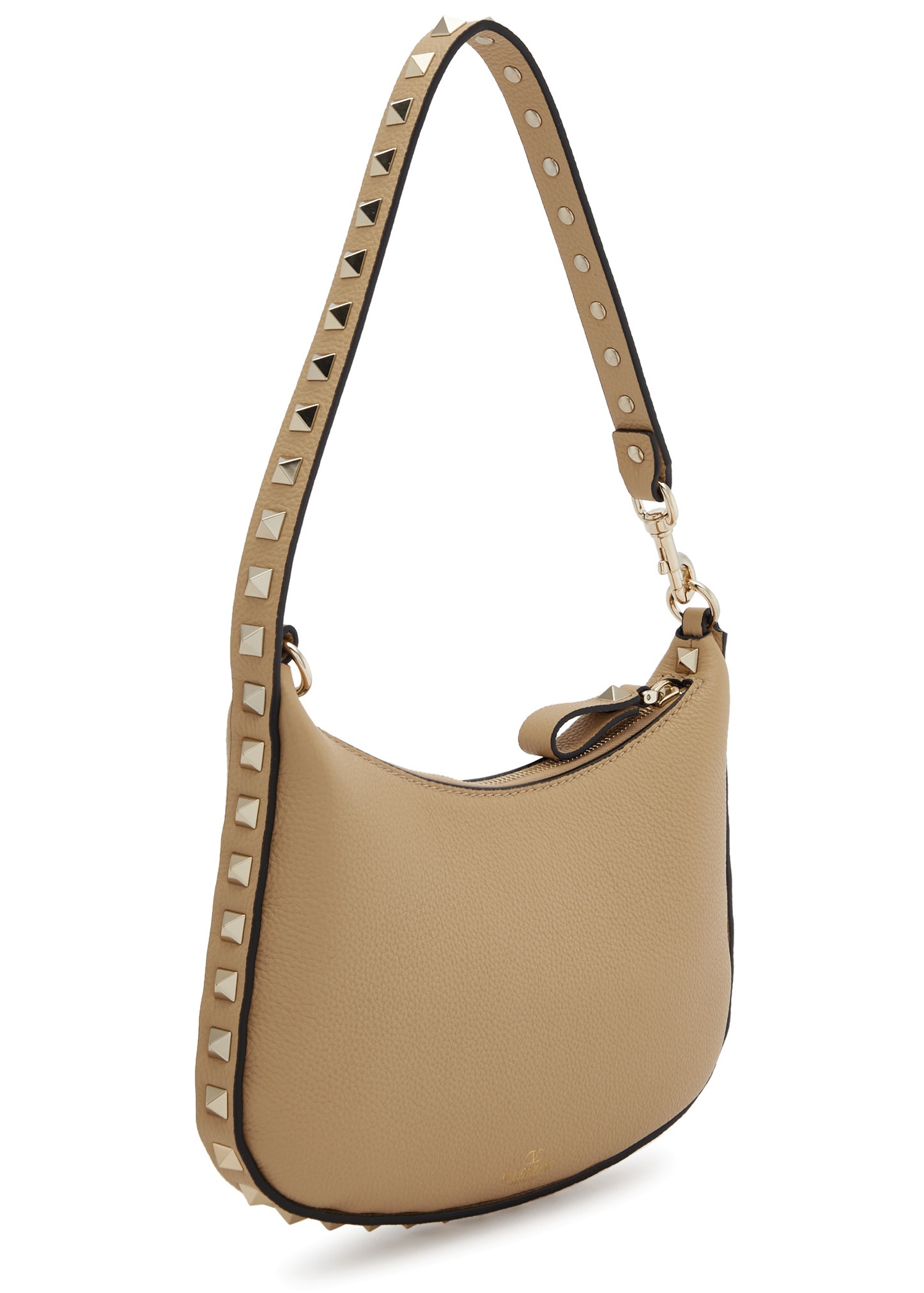 Rockstud mini leather hobo bag - 2