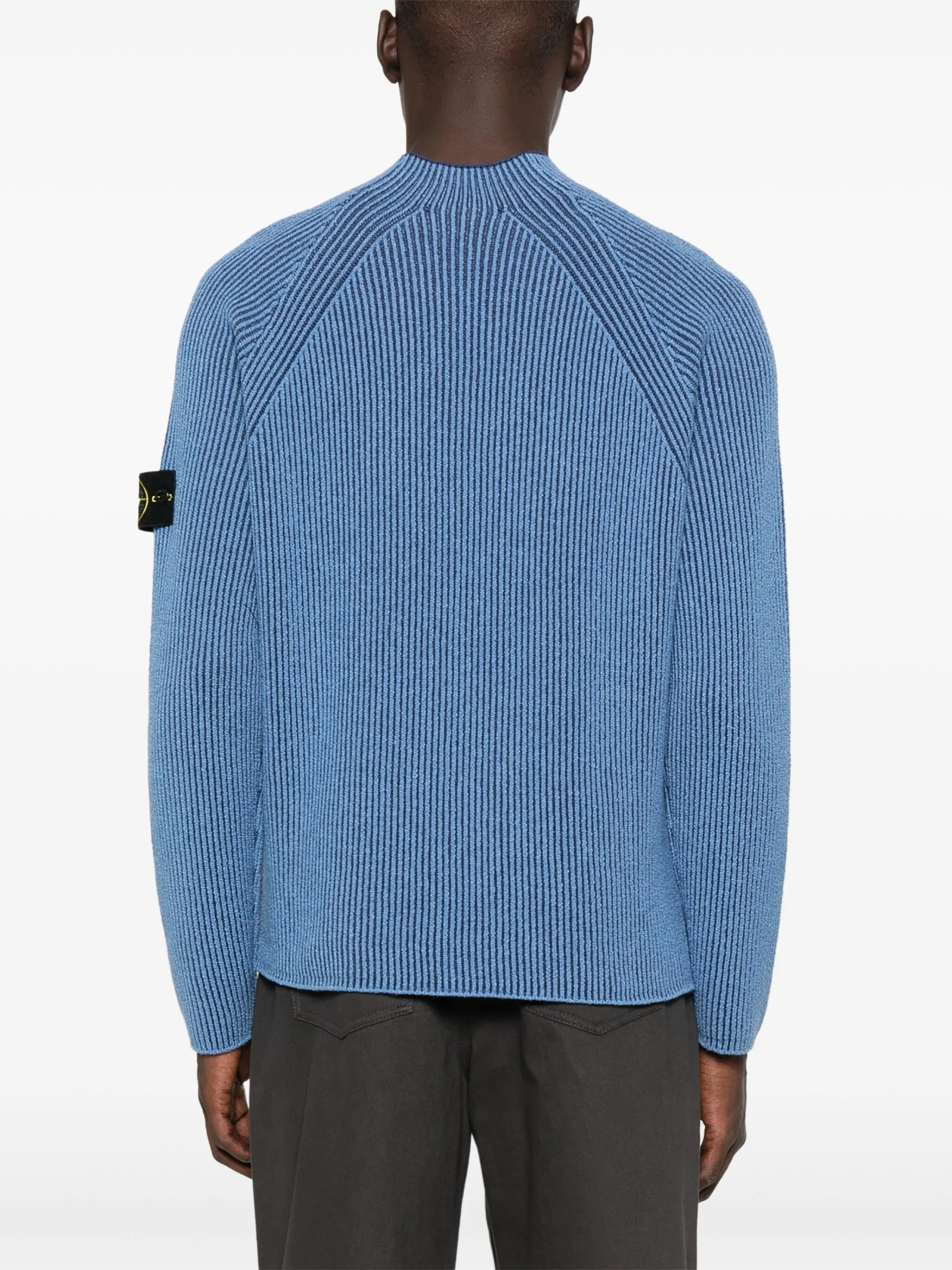 ribbed crew-neck sweater - 4