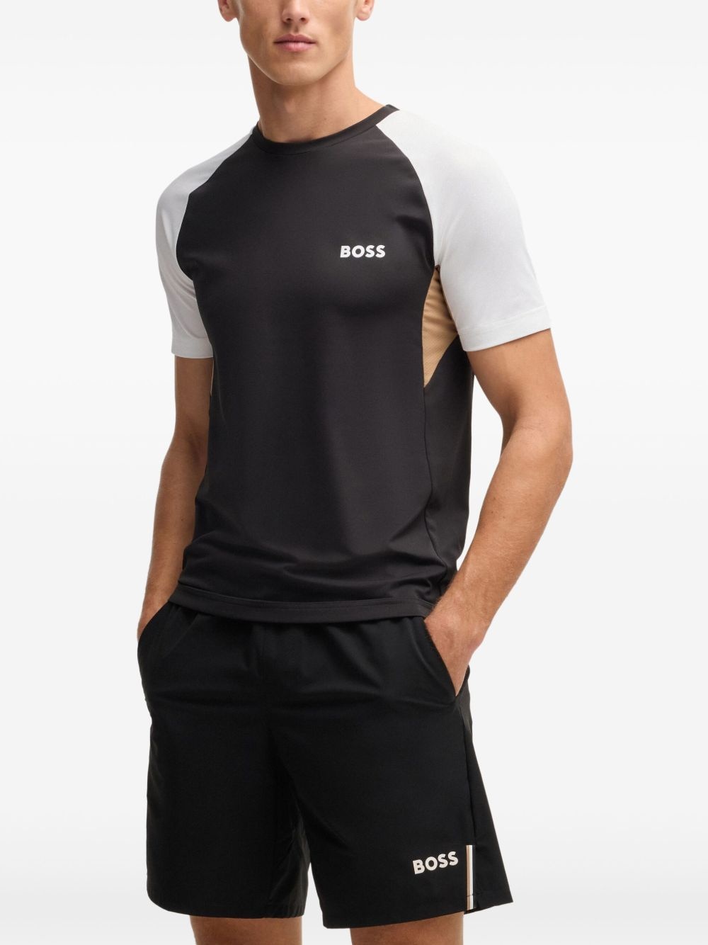 colour-block T-shirt - 3