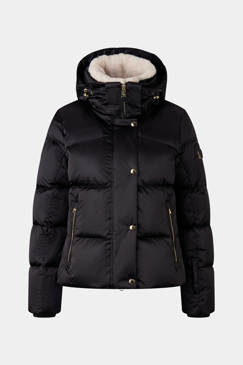 Hella down ski jacket in Black 1