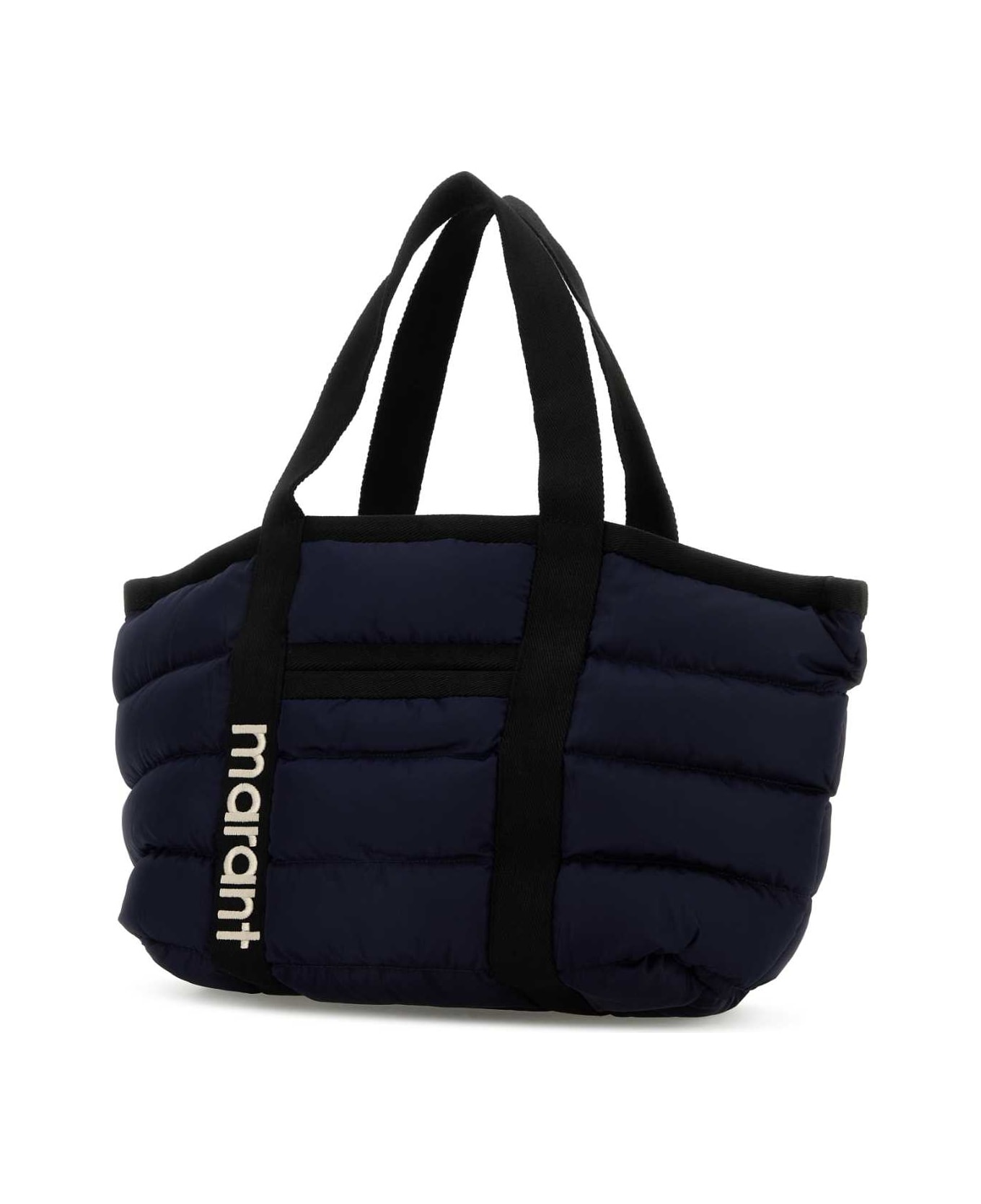 Navy Blue Fabric Darwen Shopping Bag - 2