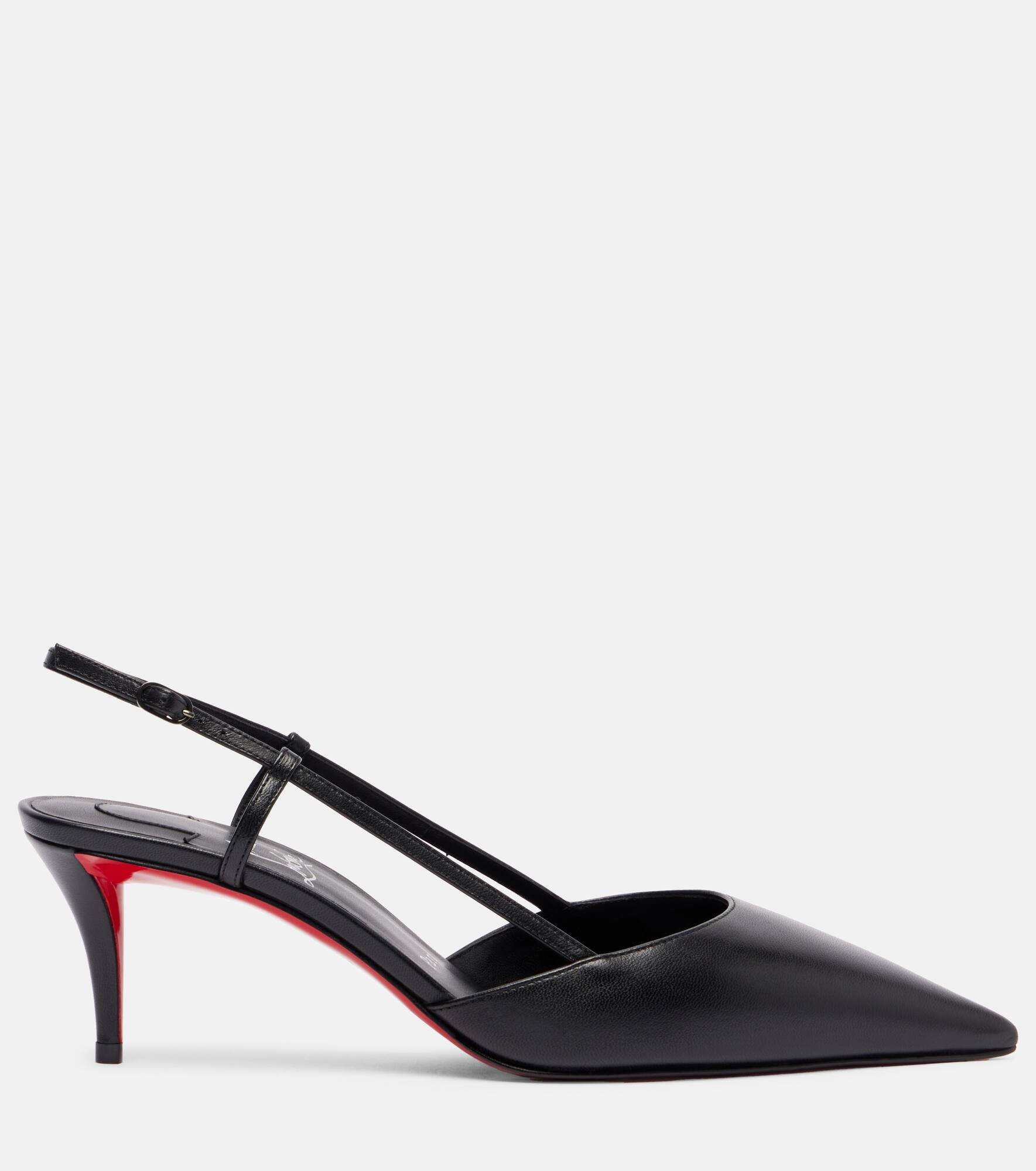 Miss Z Sling 60 leather slingback pumps - 4