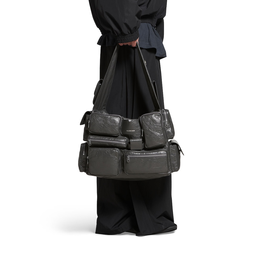 Men's Superbusy Large Sling Bag  in Dark Grey - 5
