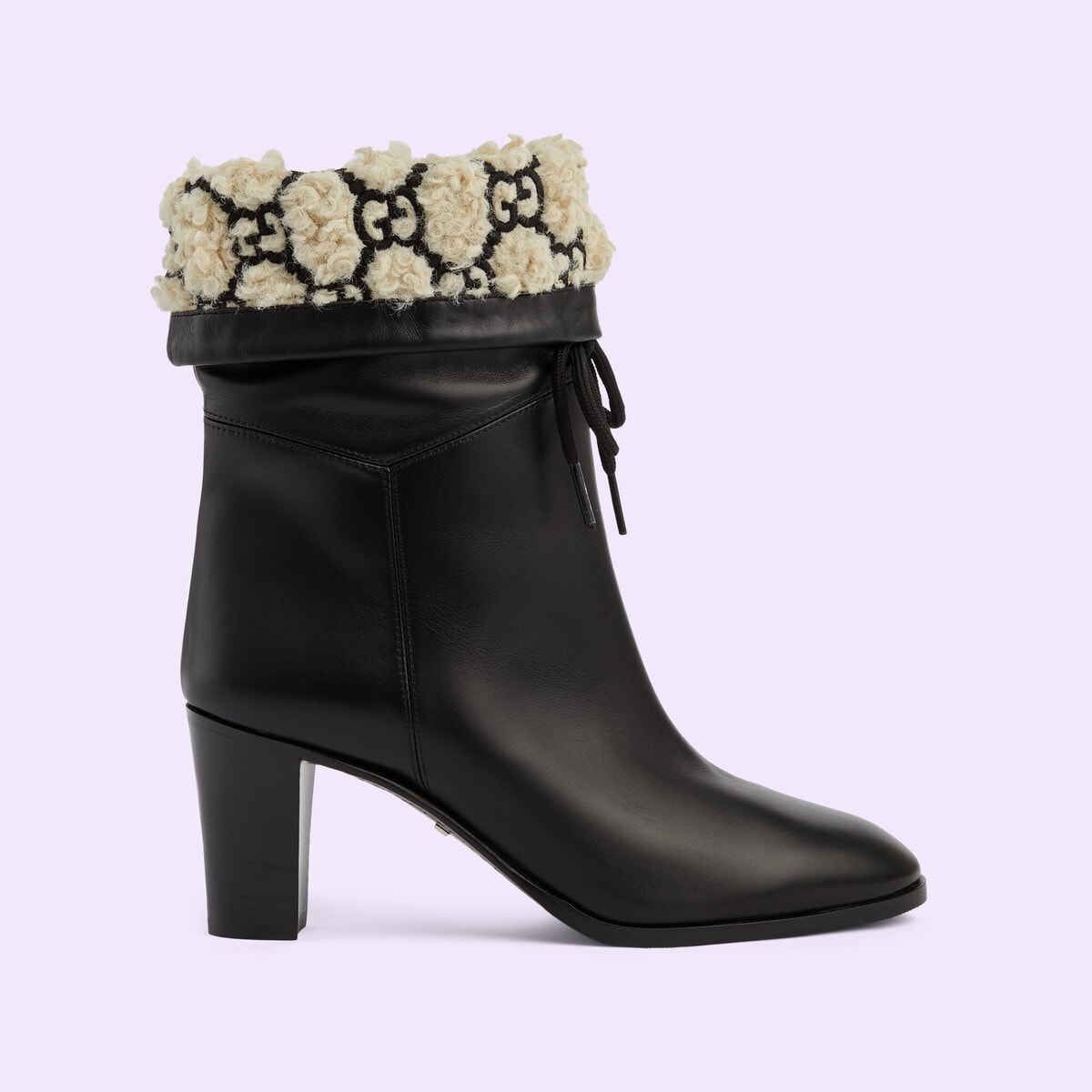 Women's GG shearling effect boot - 1