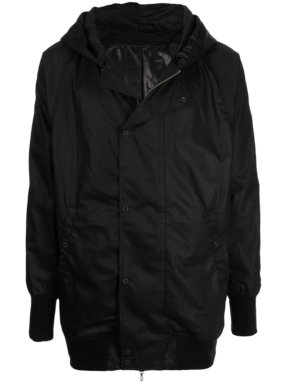 hooded parka coat - 1