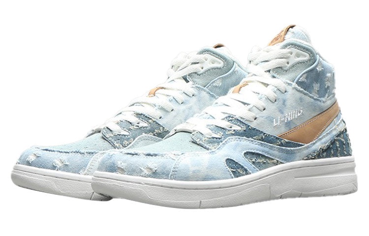 (WMNS) Li-Ning 937 Deluxe SP Hi 'Smoke Blue' AGBR026-3 - 4