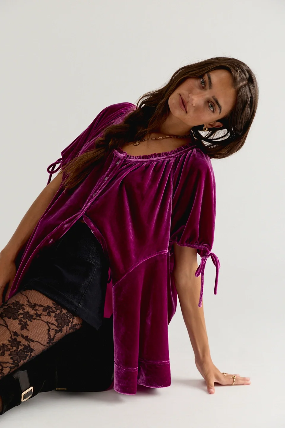 Farley Velvet Tunic - 1