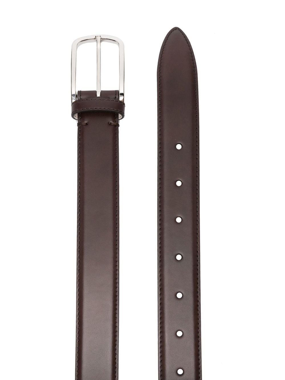 leather buckle belt - 2