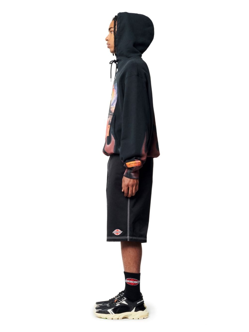 Heron Times Flames Hoodie - 3