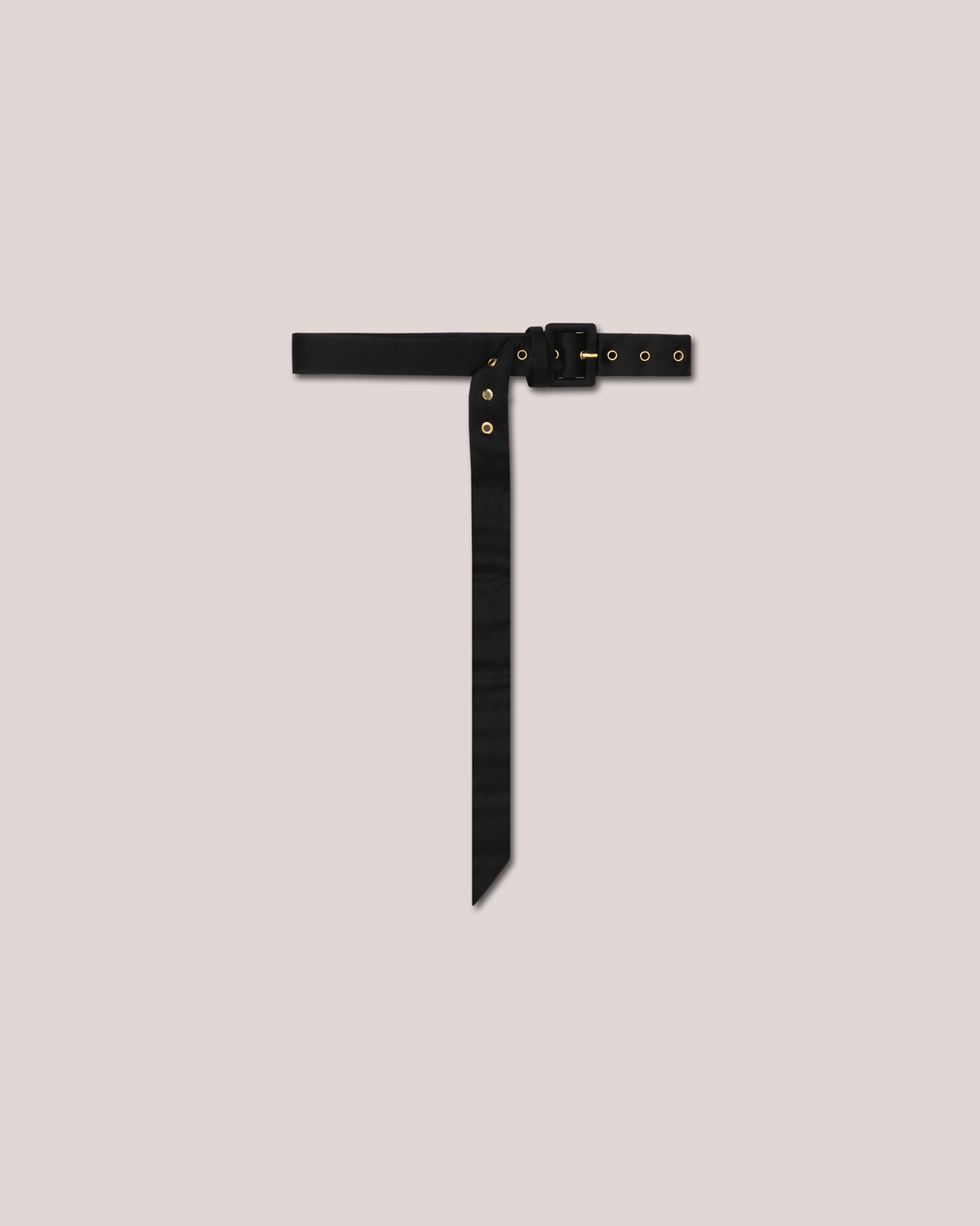 ADUKE - Padded satin belt - Black - 1