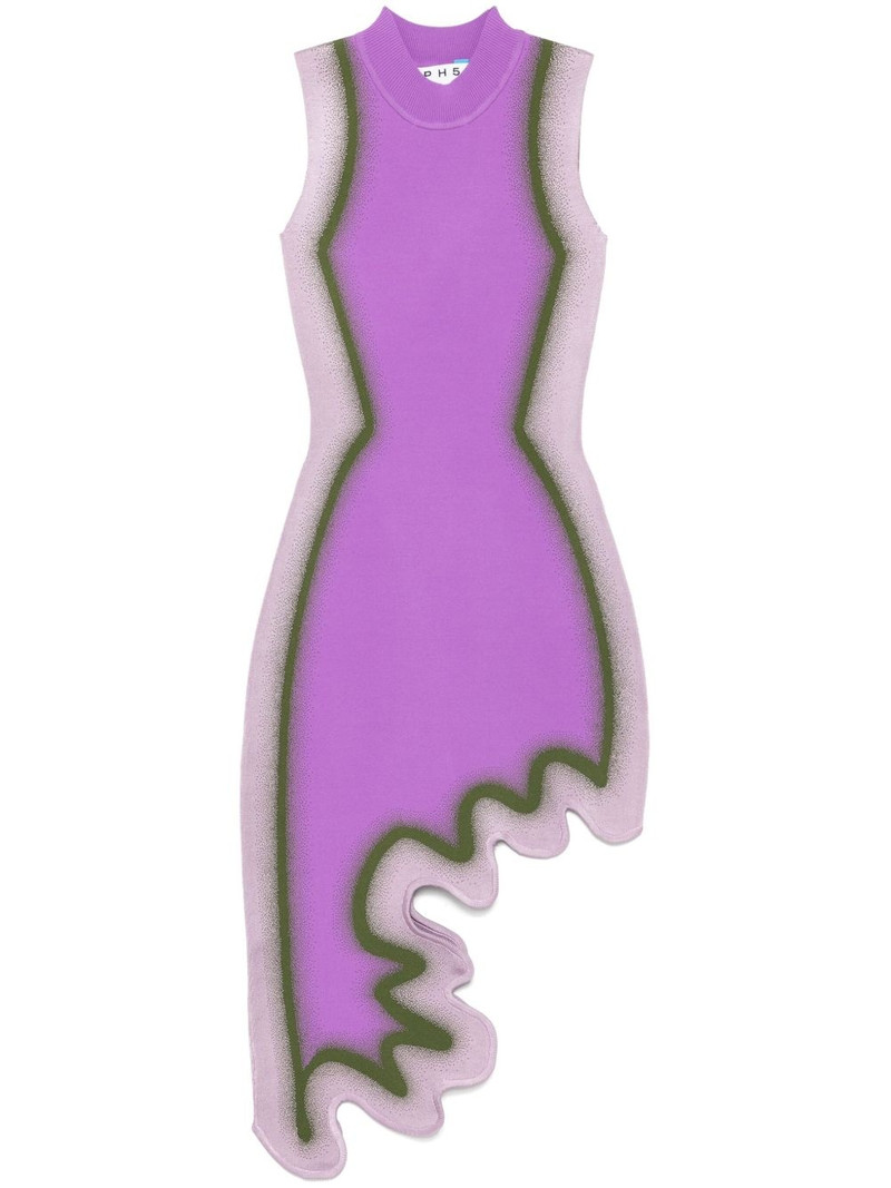 Brooklyn wavy asymmetric dress 1